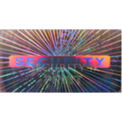 Rectangular 30x20mm Silver Self-Adhesive Hologram Security Sticker R3020-2S